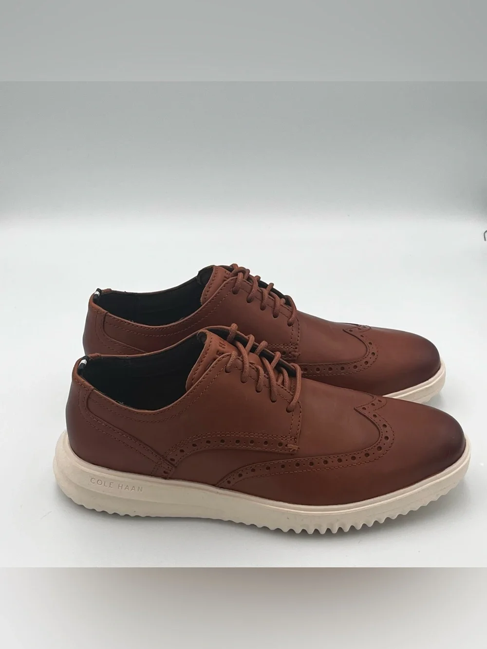 Cole Haan Grand Brown Leather Wingtip Oxford  Shoe Men’s Size 8